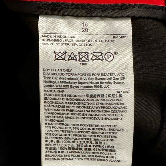 Gap Holly Berry Print Mini Skirt with Pleats - Size 16 - Picture 7 of 7